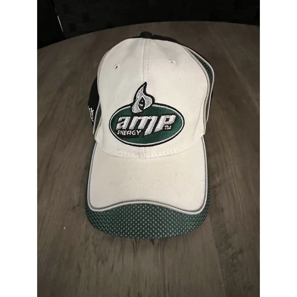 Dale Earnhardt Jr 88 Cap‎ Nascar Amp Energy Hendrick Motorsports Hat White Green